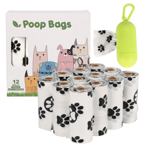 dog poop bag with dispenser