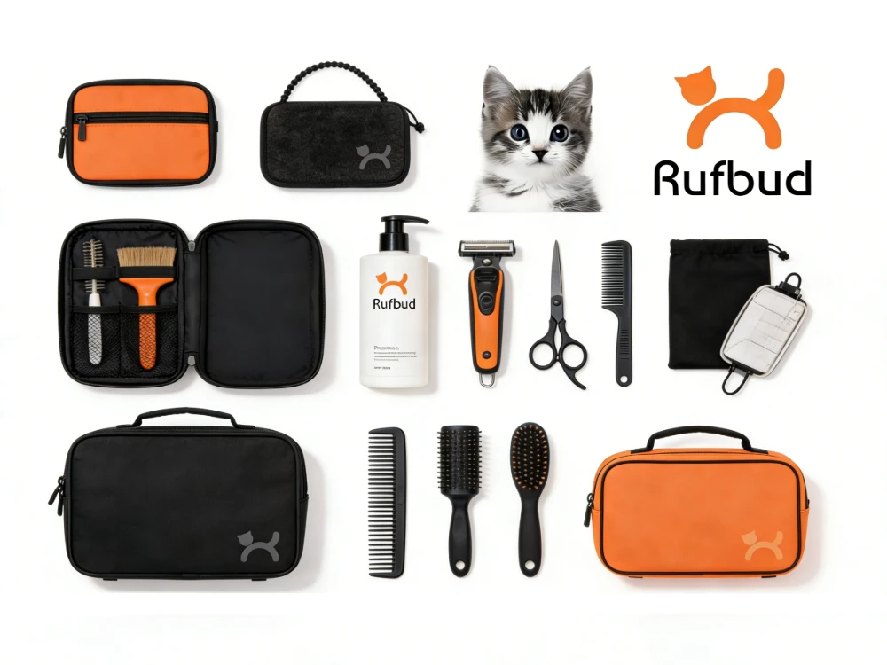 Rufbud premium pet grooming and travel accessories collection